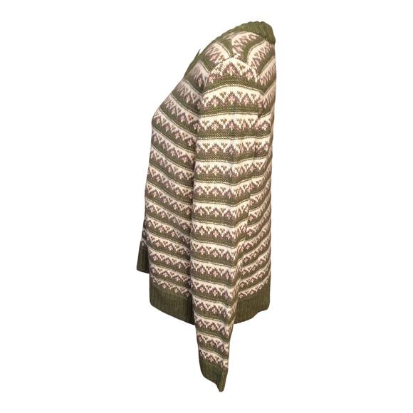 Croft & Barrow Women’s Fair Isle Ultra Soft Sweater Cabincore Nordic Winter Lg - Picture 3 of 11